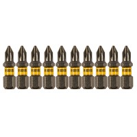 Бита PH1х25, сталь S2, шестигранный профиль, 10 шт. Е 6,3 Denzel (11651)