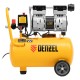 Компрессор DLS950/24 безмаслянный малошумный 950 Вт, 165 л/мин, ресивер 24 л Denzel (58026)