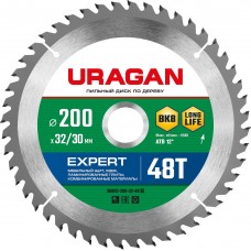 Диск пильный по дереву Expert URAGAN 200х32/30 мм 48Т 36802-200-32-48_z01  