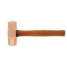 Кувалда тупоносая 5,4 кг BeCu рукоятка дерево искробезопасная 191B-1030, HORTZ
