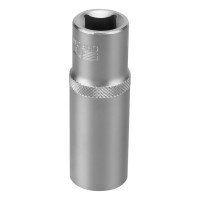Головка торцевая удлиненная, 19 мм, шестигранная, CrV, под квадрат 1/2 Stels
