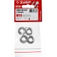 Гайка с фланцем M10, кл. пр. 6, цинк, 4 шт ЗУБР DIN 6923 303636-10
