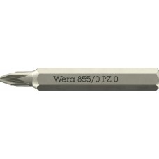 855/0 Micro Pozidriv бита, PZ 0 x 30 мм, хвостовик шестигранный 5/32 C4.0 (4 мм) (WE-058140)