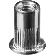 Резьбовые заклепки стальные с насечками Nut-S, М4, 1000 шт KRAFTOOL 311707-04