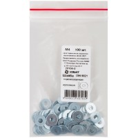 Шайба кузовная оцинкованная М4 100 шт DIN 9021 Фасовка (29104-0)