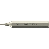 867/0 Micro TORX Бита, TX 3 x 30 мм, хвостовик шестигранный 5/32