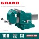 Тиски слесарные 100 мм GRAND KRAFTOOL 32702-100