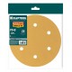 Шлифовальный круг на липучке Giraffe GOLD-6 225 мм Р240 6 отверстий KRAFTOOL 35652-240