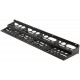 Полка для инструмента пластиковая черная, 96 отверстий, 610х150 мм