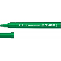 Маркер-краска МК-400 зеленый, 2-4 мм ЗУБР 06325-4