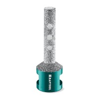 Вакуумная алмазная фреза пальчиковая с конусом VS DIAMOND, d 12 мм (М14, 50 мм) KRAFTOOL 29811-12
