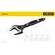 Ключ разводной COBRA, 250/50 мм, Professional (27264-25) STAYER