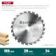 Пильный диск по дереву Fast, 185 х 20 мм, 24Т KRAFTOOL 36950-185-20