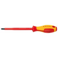 Отвёртка VDE Phillips PH4 x 200 мм, длина 320 мм, диэлектрическая (KN-982404)