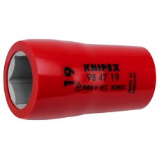 Головка торцевая VDE 1/2 6-гранная, 19 мм, диэлектрическая (KN-984719)