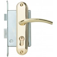 Замок врезной с ручками 