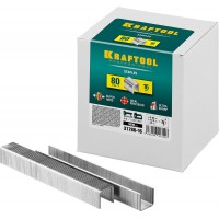 Скобы тип 80 (BeA/Prebena A/Senco AT), 16 мм, калибр 21GA, 5000 шт KRAFTOOL 31780-16