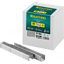 Скобы тип 80 (BeA/Prebena A/Senco AT), 16 мм, калибр 21GA, 5000 шт KRAFTOOL 31780-16