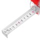 Рулетка Crystal,10 м х 25 мм,корпус из поликарбоната Matrix