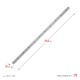 Линейка нержавеющая длина 1.0 м Professional STAYER 3427-100