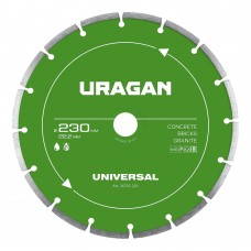Диск алмазный отрезной сегментный UNIVERSAL URAGAN 230 мм 36705-230  