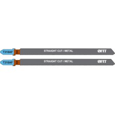 Полотна по металлу, Bimetal, фрезерованные, волнистые зубья, 132/106/1,2 мм (T318AF), 2 шт. (40972)