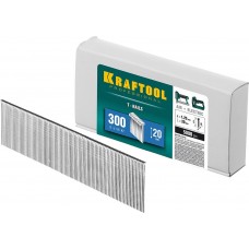 Гвозди тип 300 (47/J/F), 20 мм, калибр 18GA, 5000 шт KRAFTOOL 31785-20