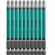 Биты Optimum PZ2, 100 мм, 10 шт KRAFTOOL 26124-2-100-10