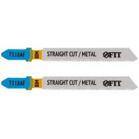 Полотна по металлу, Bimetal, фрезерованные, волнистые зубья, 76/51/1,2 мм (T118AF), 2 шт. (40916)