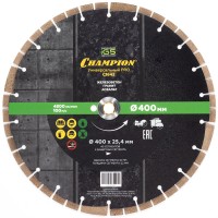 Диск алмазный CHAMPION универсальный PRO 400/25,4/10 iG5 (асфальт, гранит, железобетон) (C1642)