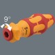 Набор насадок с отвёрткой-битодержателем c трещоткой, 17 пр. Kraftform Kompakt VDE 17 RA 1 Tool Finder WE-006618