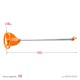 Миксер турбина для красок 80 х 400 мм, d 8 мм, пластмассовый STAYER 06043-08-40