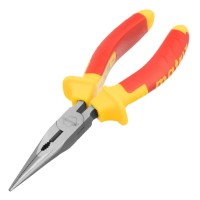 Длинногубцы прямые Insulated, 160 мм, двухкомпонентные рукоятки Matrix Professional (17101)
