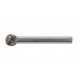 Борфреза сферическая 10x9x53 мм, VHM, DC, форма D (серия 900585) GARWIN INDUSTRIAL 900585-10953