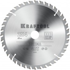 Пильный диск по дереву Optima, 254 х 30 мм, 40Т KRAFTOOL 36951-254-30