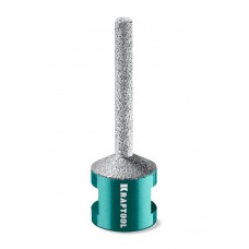Вакуумная алмазная фреза пальчиковая с конусом VS DIAMOND, d 8 мм (М14, 50 мм) KRAFTOOL 29811-08
