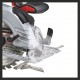 Пила циркулярная аккумуляторная Einhell PXC TP-CS 18/190 Li BL, 18В,190х20/30мм,пропил 65мм,без АКК (4331210)