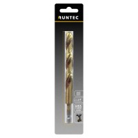 Сверло по металлу Runtec HSS-TiN 10 x 133мм HEX 1/4