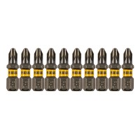 Бита PH2х25, сталь S2, шестигранный профиль, 10 шт. Е 6,3 Denzel (11652)