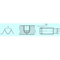 Метчик М10,0 (1,5) м/р.Р9 для глухих отверстий