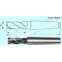 Фреза концевая d20,0х 38х123 к/х Р6М5К5 Z=6 КМ2