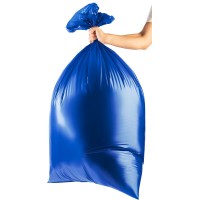 Мешки строительные мусорные 240 л, 10 шт, синие, из первичного материала, особопрочные ЗУБР Профессионал 39159-240