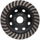 Алмазная чашка Турбо 125 x 22.23mm KRUGO (CWS05A)