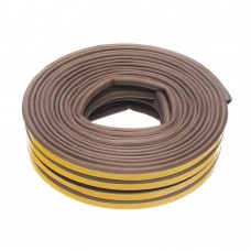 Уплотнитель, 24 м, профиль P, коричневый Сибртех (93947)