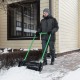 Скрепер для уборки снега, полипропилен, 710х320х1325 мм, усиленная стальная рукоятка, BASE Palisad (61689)