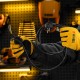 Шнур сетевой Energy Series, ПВС, 1,5 м, 3 x 1 мм, с неразборной вилкой, черный, Denzel (37663)