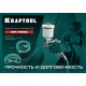 Воздушный спиральный шланг с фитингами рапид, 10 м, 8 х 12 мм, 15 бар KRAFTOOL 06590-10