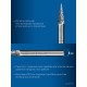 Борфреза твердосплавная 6?18 мм тип M конус с острым углом 14° хв-к 6 мм Профессионал ЗУБР 28811-6-18