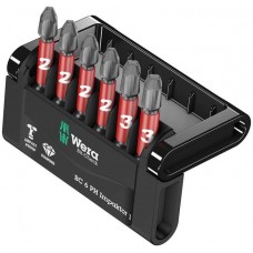 Набор бит ударных 6 PH Impaktor 1, алмаз, 6 пр., 1/4 E6.3 Bit-Check WE-057691