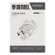 Мотобур DX-52, объем двигателя 52 см3, соединение 20 мм, без шнека Denzel (56001)